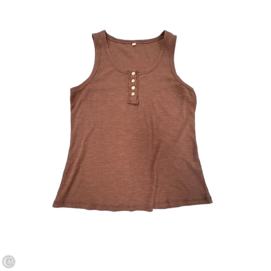 Tank Top By Cmf In Brown, Size: Xl