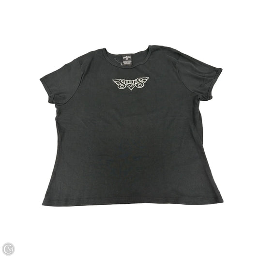 Top Short Sleeve Basic By Cmf In Black, Size: Xxl