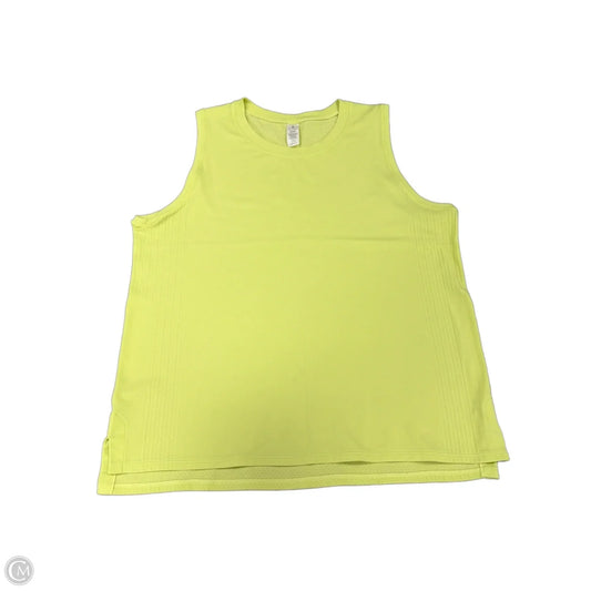 Tank Top By Tuff Athletics In Yellow, Size: Xl