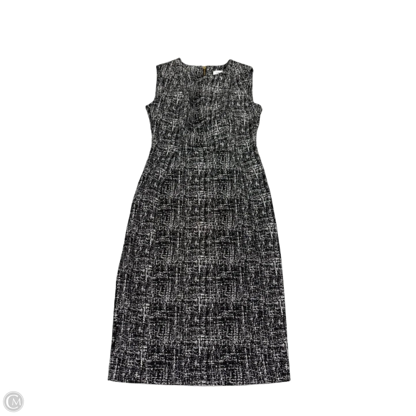 Dress Party Short By Calvin Klein In Black & White, Size: S