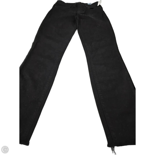 Jeans Skinny By Paige In Black Denim, Size: 6