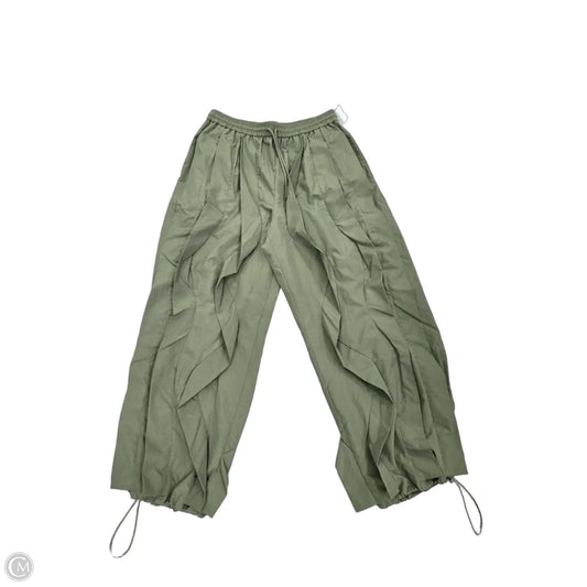 Pants Wide Leg By Micas In Green, Size: Xl