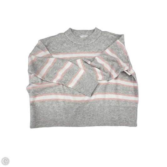 Sweater By Cme In Grey & Pink, Size: Xl