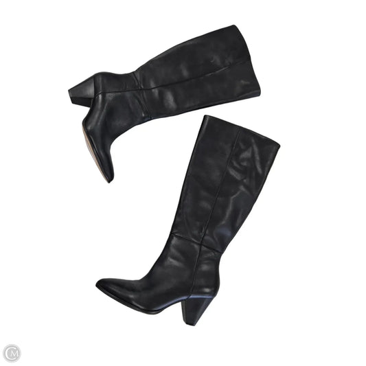 Boots Mid-calf Heels By Vince Camuto In Black, Size: 9