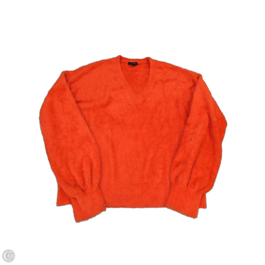 Top Long Sleeve By Halogen In Orange, Size: S