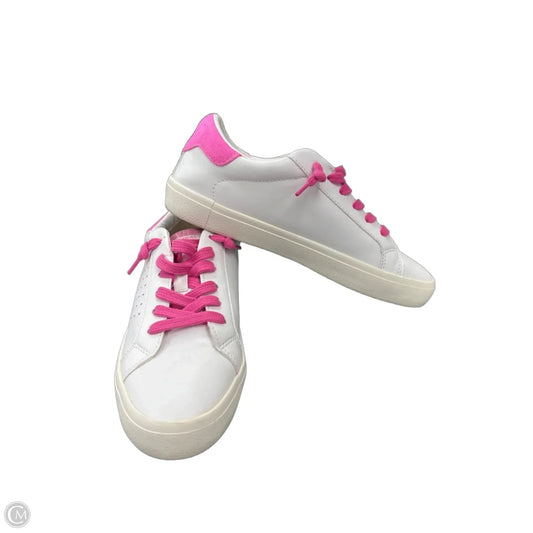 Shoes Flats By Vintage Havana In Pink & White, Size: 8