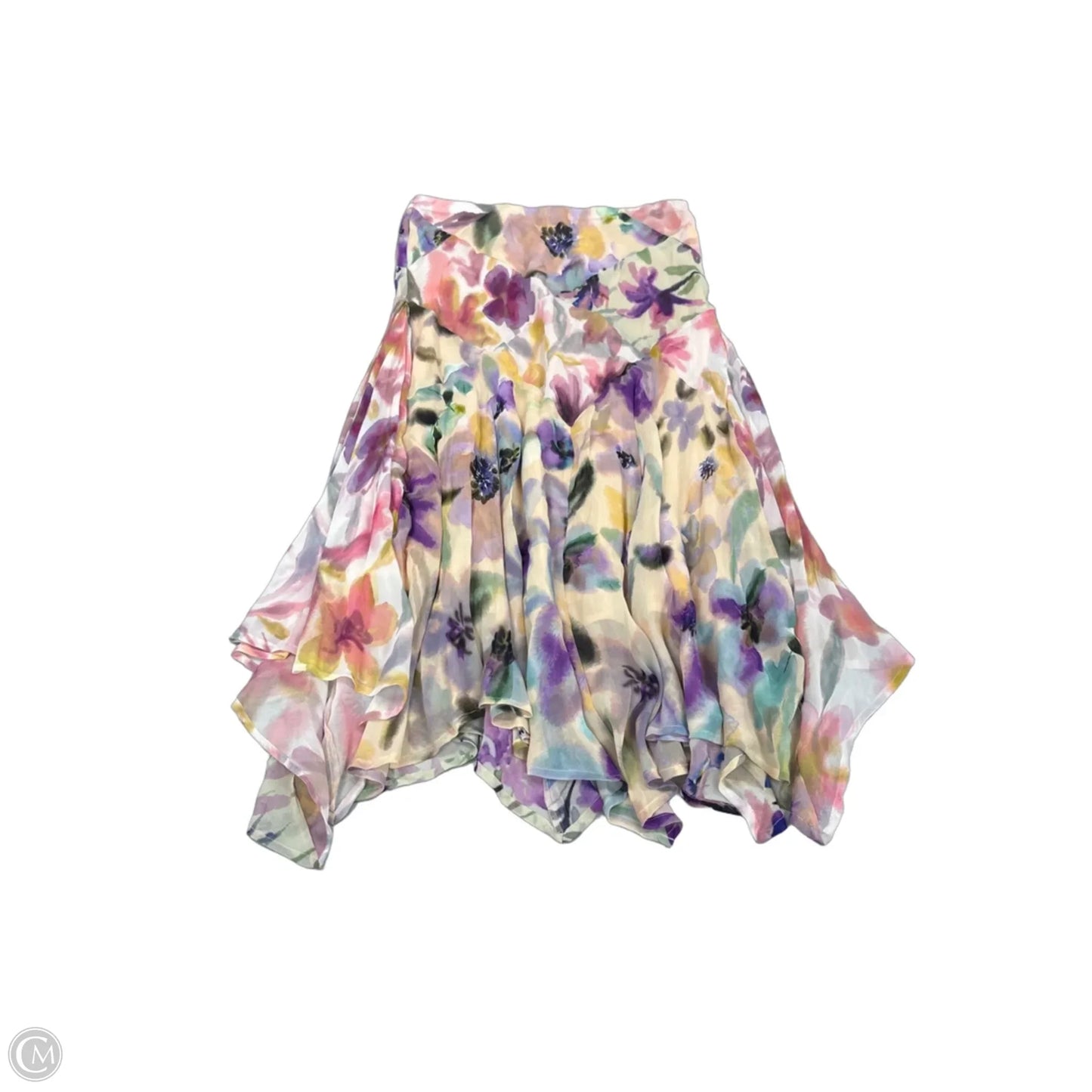 Skirt Maxi By Anthropologie In Floral Print, Size: L