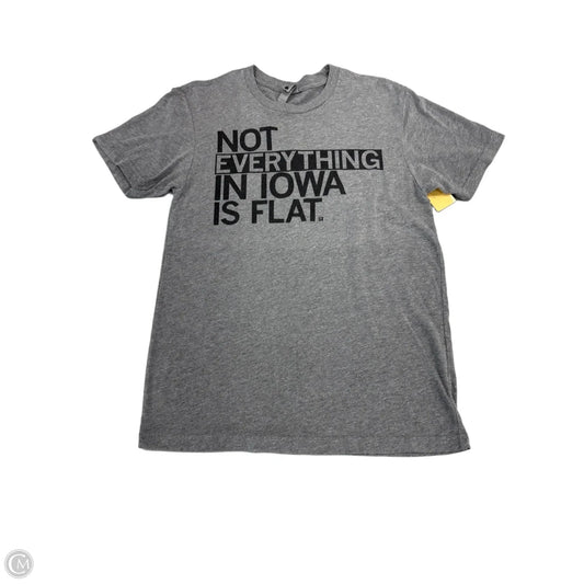 Top Short Sleeve Basic By Next Level In Grey, Size: S