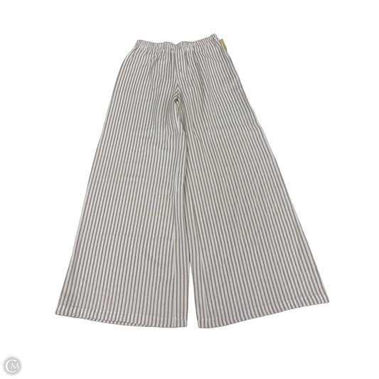 Pants Lounge By Sincerely Jules In Tan & White, Size: S