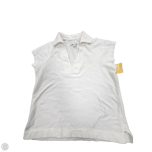 Top Short Sleeve By Free Assembly In White, Size: Xs