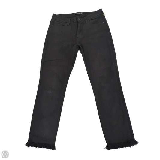 Jeans Straight By Just Black In Black Denim, Size: 8