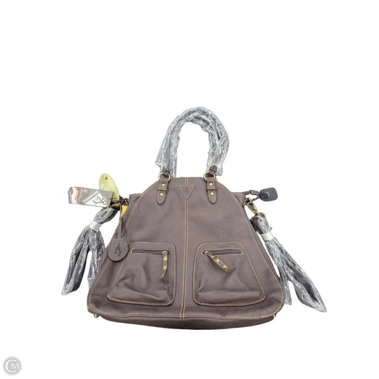 Handbag Leather By Cmc, Size: Large