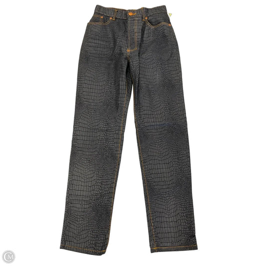 Jeans Luxury Designer By Jean Paul Gaultier In Grey Denim, Size: 2