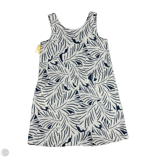 Dress Casual Short By Nicole By Nicole Miller In Blue & White, Size: S
