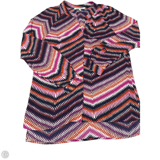 Top Long Sleeve By Black Rainn In Multi-colored, Size: S