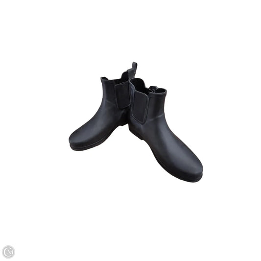 Boots Ankle Flats By J. Crew In Black, Size: 10