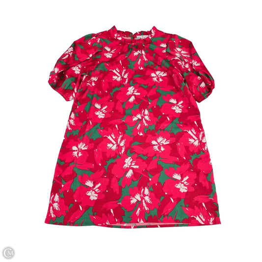 Dress Casual Short By Michelle Mcdowell In Pink & Red, Size: M