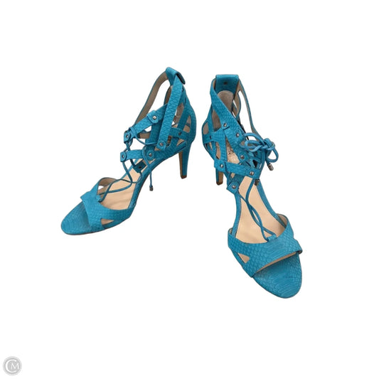 Sandals Heels Stiletto By Vince Camuto In Blue, Size: 9