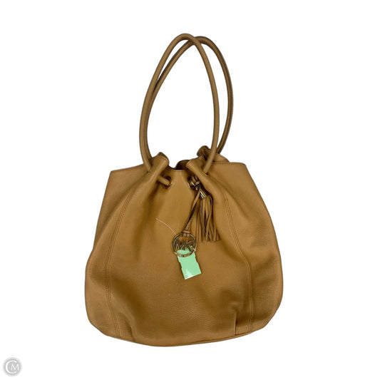 Handbag Leather By Michael By Michael Kors, Size: Medium