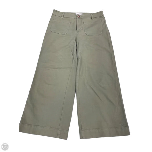 Pants Wide Leg By Loft In Green, Size: 10