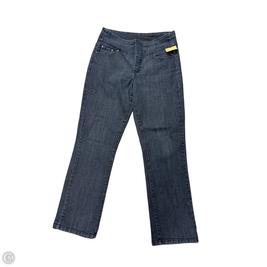 Jeans Straight By Jag In Blue Denim, Size: 14