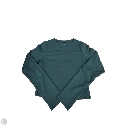 Athletic Top Long Sleeve Crewneck By Cme In Green, Size: S