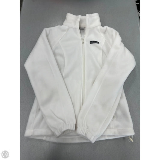Jacket Fleece By Columbia In White, Size: S