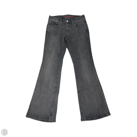 Jeans Flared By Lucky Brand In Black Denim, Size: 6