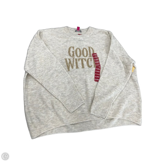 Sweater By Vince Camuto In Cream, Size: Xl
