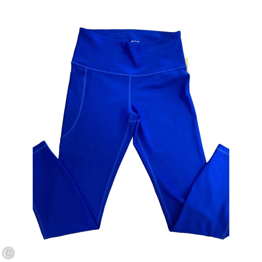Athletic Leggings By Under Armour In Blue, Size: S