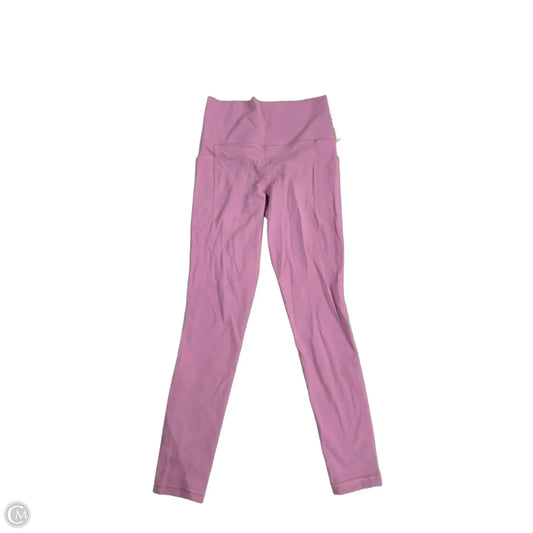 Athletic Leggings By Athleta In Pink, Size: Xs