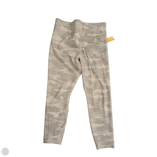 Athletic Leggings By Athleta In Camouflage Print, Size: L