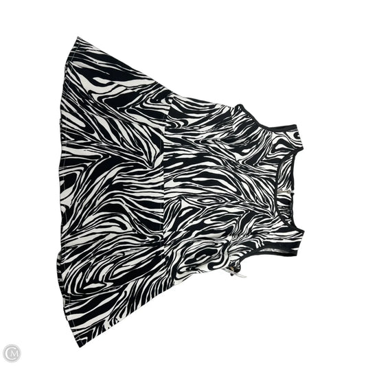 Top Sleeveless By Willi Smith In Zebra Print, Size: M