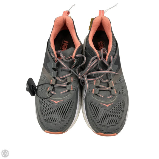 Shoes Athletic By Hoka In Grey, Size: 11