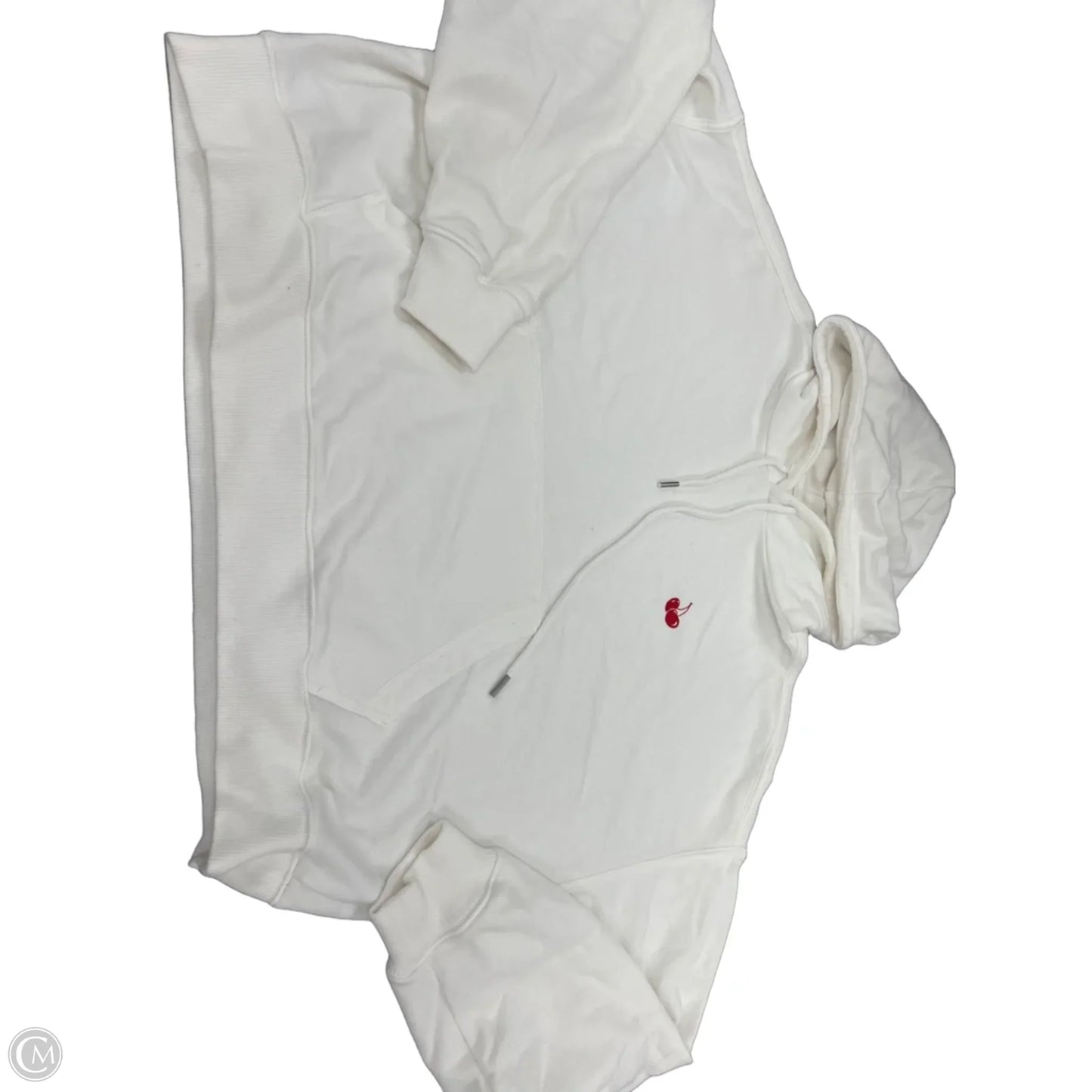 Sweatshirt Hoodie By Aerie In White, Size: L