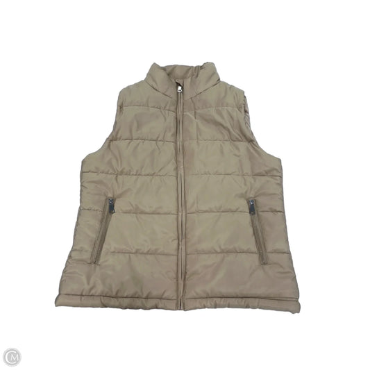 Vest Puffer & Quilted By Cmf In Gold, Size: L