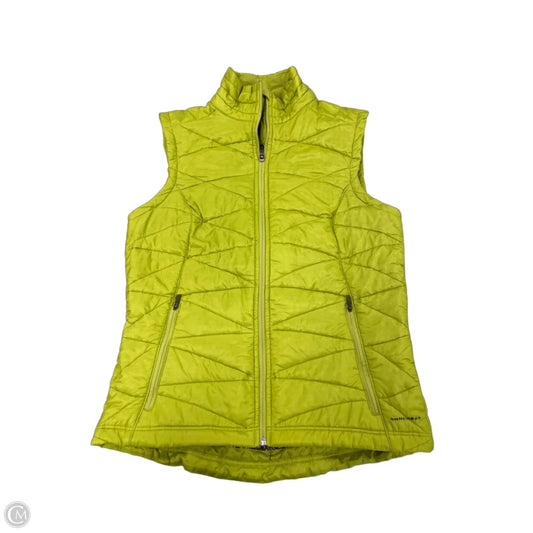 Vest Puffer & Quilted By Columbia In Yellow, Size: M