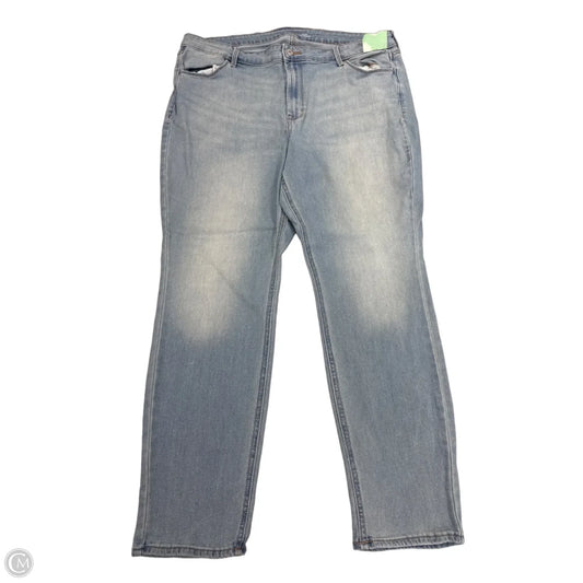 Jeans Straight By Old Navy In Blue Denim, Size: 18