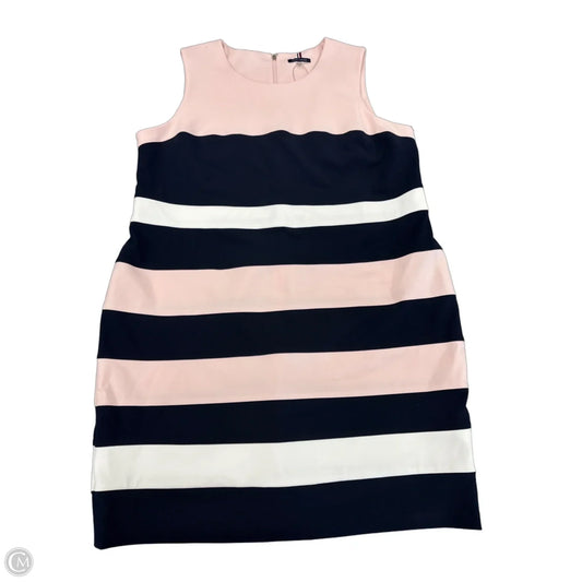 Dress Casual Short By Tommy Hilfiger In Blue & Pink, Size: 3x