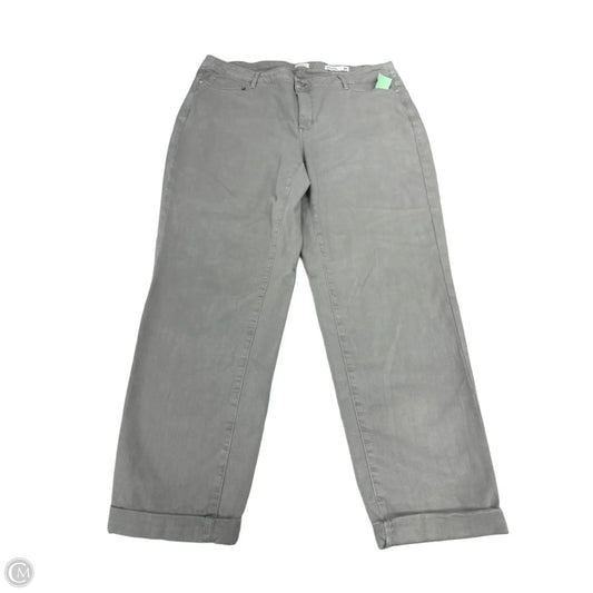 Jeans Boyfriend By J. Jill In Grey Denim, Size: 20