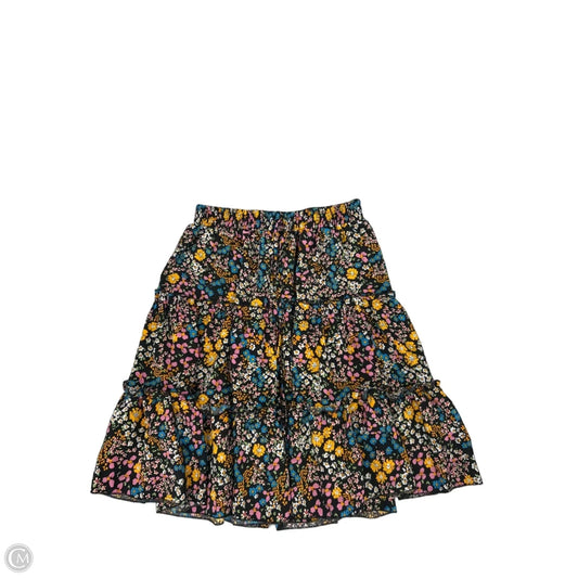 Skirt Mini & Short By Shein In Floral Print, Size: M