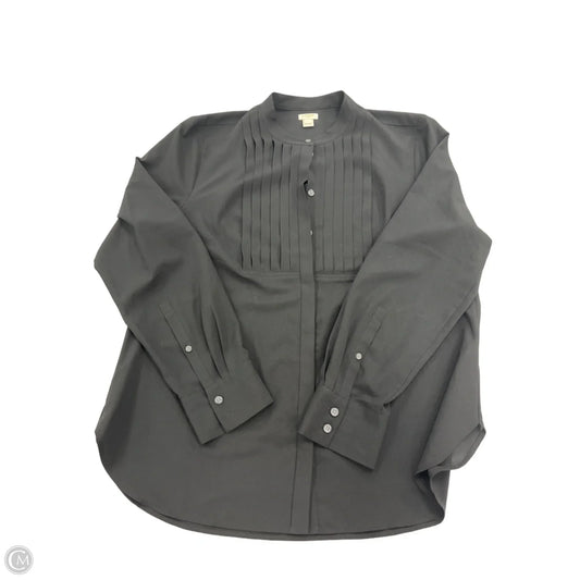 Top Long Sleeve By J. Crew In Black, Size: L