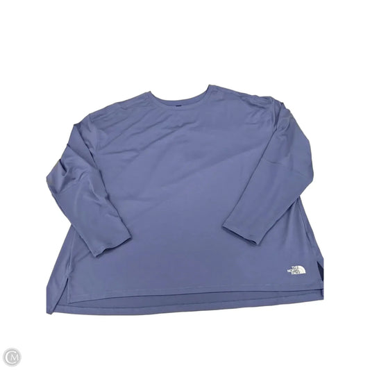 Top Long Sleeve By The North Face In Purple, Size: 3x