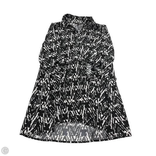 Dress Casual Short By Multiples In Black & White, Size: S