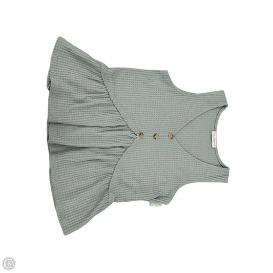 Top Sleeveless By Paper Crane In Blue, Size: S