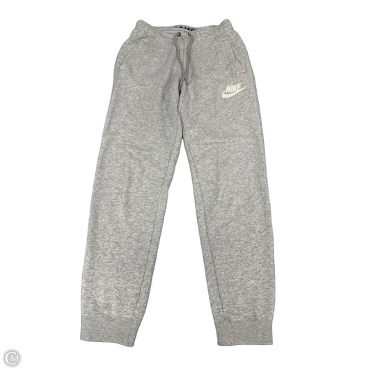 Athletic Pants By Nike In Grey, Size: S