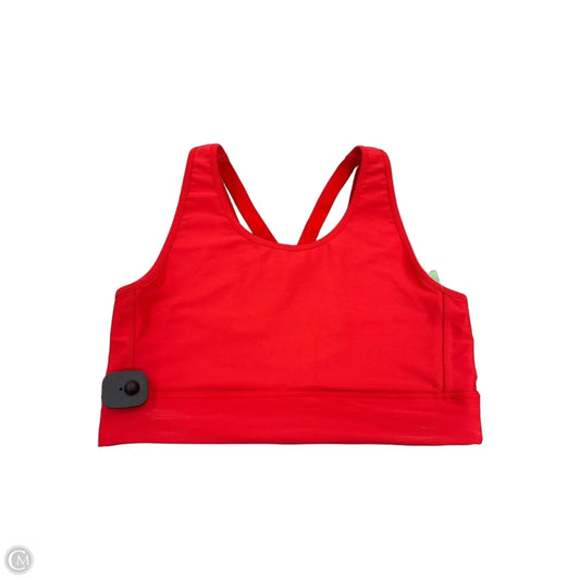 Athletic Bra By Dsg Outerwear In Red, Size: Xl