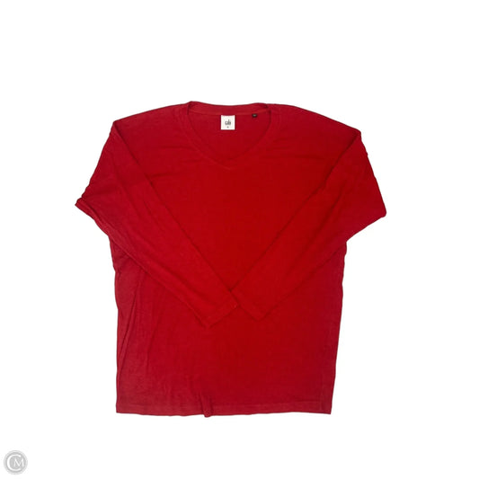Top Long Sleeve By Cabi In Red, Size: M
