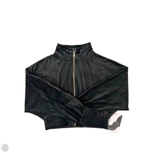 Top Long Sleeve By Cme In Black, Size: L