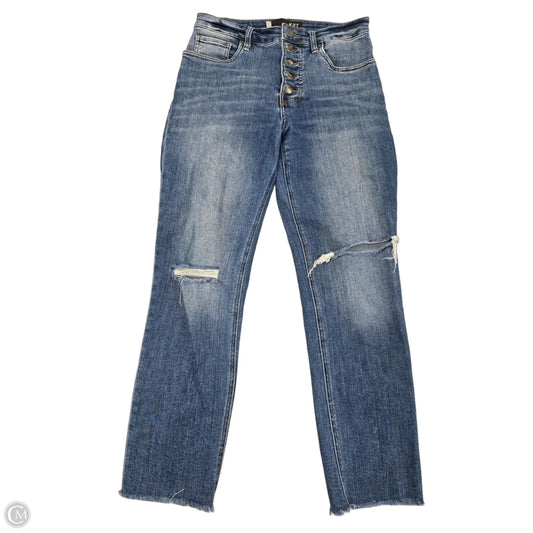 Jeans Straight By Kut In Blue Denim, Size: 6